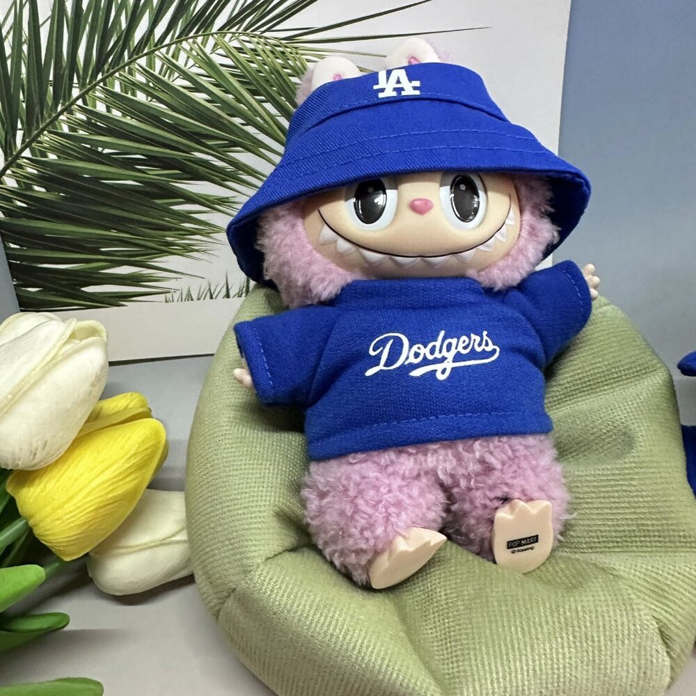 LA Dodgers Outfit for Labubu, The monsters costume, Labubu Set - Picture 3 of 13